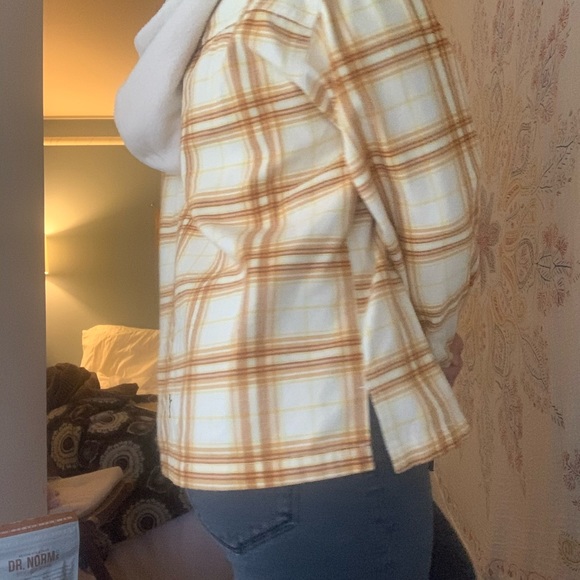 Urban Outfitters Yellow Plaid Denim Jacket - Picture 7 of 7